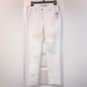 Tinseltown Asymmetrical High Rise Size 1 White Jeans
